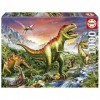 Educa - Forêt Jurassique | Puzzle de 1000 pièces. Mesure : 68 x 48 cm. Comprend Fix Puzzle Tail pour laccrocher Une Fois la