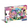 Clementoni - 27982 - Supercolor Puzzle - Minnie Happy Helpers - 104 Pièces - Disney