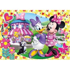 Clementoni - 27982 - Supercolor Puzzle - Minnie Happy Helpers - 104&nbsp;Pièces - Disney