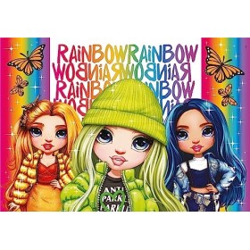 Clementoni- Puzzle Rainbow High 104pzs Does Not Apply Supercolor Brilliant High-104 pièces, 6 Ans Enfant Dessin animé-fabriqu