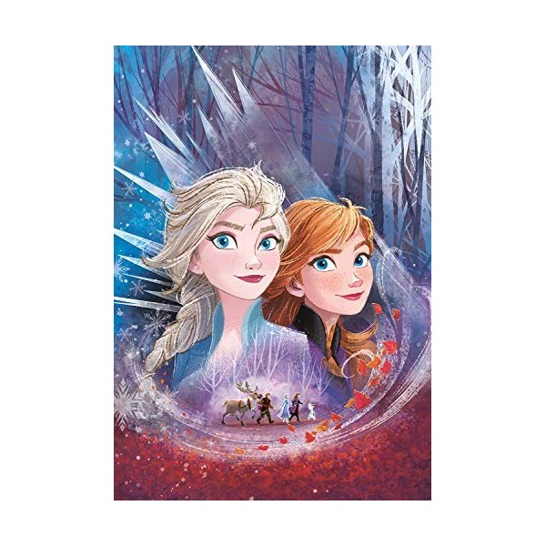 Clementoni Play For Future-Disney La Reine des Neiges 2-104 pièces-puzzle enfant-matériaux 100% recyclés-fabriqué en Italie, 