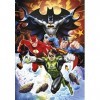 Clementoni- Puzzle Superheroes DC Comics 104pzs Does Not Apply Supercolor Justice League-104 pièces, 6 Ans Enfant Dessin anim