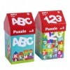 APLI Kids 18776-Kit spécial Puzzle Maisons éducatives ABECEDAIRE + Numéros 14805+14806 , 18776