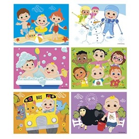 Clementoni- Cocomelon Cubes Play for Future Cocomelon-12 pièces, Enfants 3 Ans, matériaux 100% recyclés, Puzzle Dessin animé-