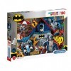 Clementoni- Puzzle Batman DC Comics 180pzs Batman-180 pièces Enfant-fabriqué en Italie, 7 Ans et Plus, 29108, Multicolour, On