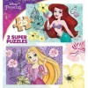 Educa - 2x25 Disney Princess - 2 Puzzles de Bois écologique résistant avec 25 pièces chacune, Amusement Double départ - Mesur