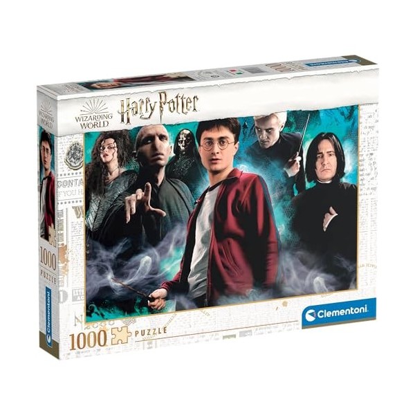 Clementoni Harry Potter Potter-1000 pièces-Puzzle Adulte-fabriqué en Italie, 39586, Multicolore