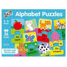Galt Toys, Alphabet Puzzles, Alphabet Jigsaw Puzzle for Kids, Ages 3 Years Plus