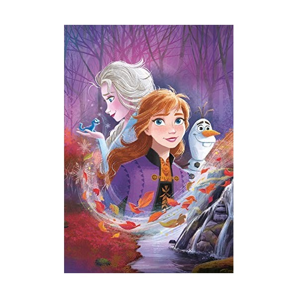 Clementoni Play For Future-Disney La Reine des Neiges 2-24 pièces maxi-puzzle enfant-matériaux 100% recyclés-fabriqué en Ital