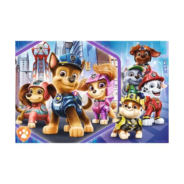 Trefl- Hilfsbereit, Paw Patrol 24 Maxi Pièces, pour Enfants à partir de 3 Ans Puzzle, 14343, Héros de Garde, Pat Patrouille