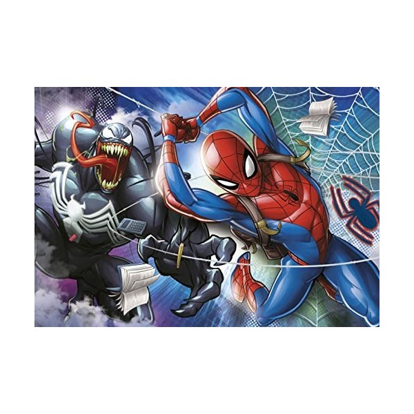 Clementoni- Supercolor Collection-Spider-Man-104 pièces- 27117-