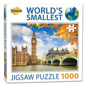 Cheatwell Games 13138 Puzzle Worlds Smallest 1000 Piece Jigsaw Big Ben London