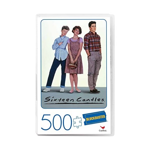 SpinMaster Sixteen Candles 500-Piece Puzzle in Retro VHS Case