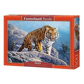 Castorland- Puzzle, B-53346, Rot, 35 x 25 x 5 cm