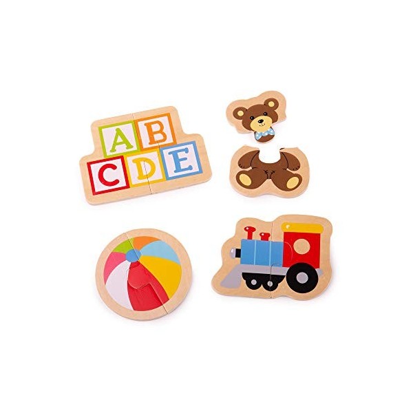 Bigjigs Toys Two Piece Puzzles - Toys