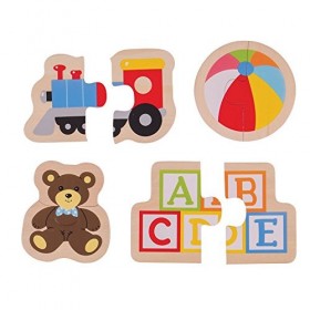 Bigjigs Toys Two Piece Puzzles - Toys