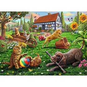 Ravensburger - 128280 - Puzzle Les Explorateurs sur Quatre Pattes 200 Pièces