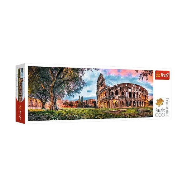 Trefl 1000 Pièces Panorama Qualité Premium pour Adultes et Enfants à partir de 12 ans Puzzle, 29030, Colisée le matin