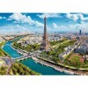 Trefl- Cityscape: Paris, France Chatons Dormants, 500 Pièces, Qualité Premium, pour Adultes et Enfants à partir de 10 Ans Puz