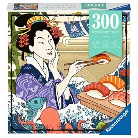 Ravensburger - Puzzle Adulte débutant - Puzzle Moment - 300 pièces - Sushi - Activité détente - Cadeau adulte - Puzzle de qua