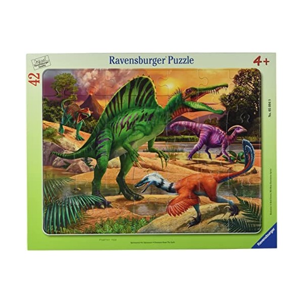 Ravensburger - Puzzle Enfant - Puzzle cadre 30-48 p - Le Spinosaure - Dès 4 ans - 05094