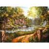 RAVENSBURGER PUZZLE rivière Ravensburger 16582 Puzzle Cottage am Fleuve 500 pièces, Multicolore