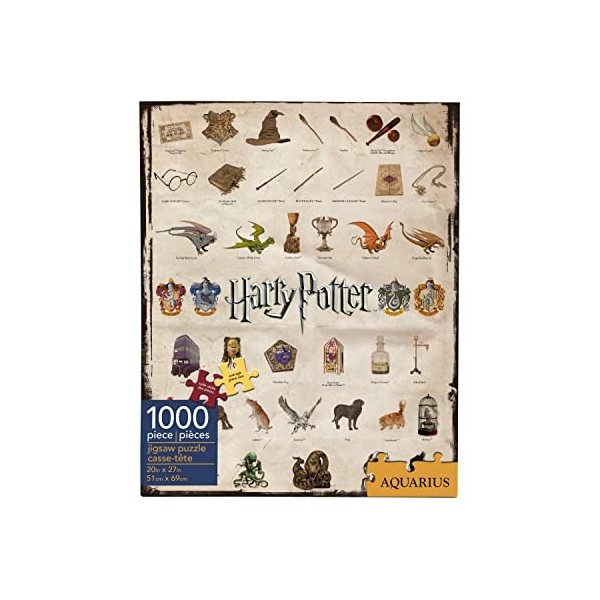 Aquarius- Harry Potter Puzzle 1000 pièces, 65270, Multicolore, Taille Unique