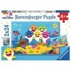 Ravensburger - Puzzle Enfant - Puzzles 2x24 p - Baby Shark et sa famille - Dès 4 ans - 05124