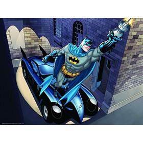Prime 3D- Puzzle lenticulaire DC Comics Batmobile 300 pièces, 32528