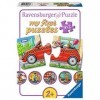 Ravensburger- Allerlei Fahrzeuge Winnie The Pooh & Friends 07036-my First Allwas Véhicules-Puzzle pour Enfants, 07036, Multic