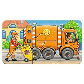 Ravensburger- Allerlei Fahrzeuge Winnie The Pooh & Friends 07036-my First Allwas Véhicules-Puzzle pour Enfants, 07036, Multic