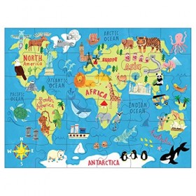 Map of the World Puzzle to Go