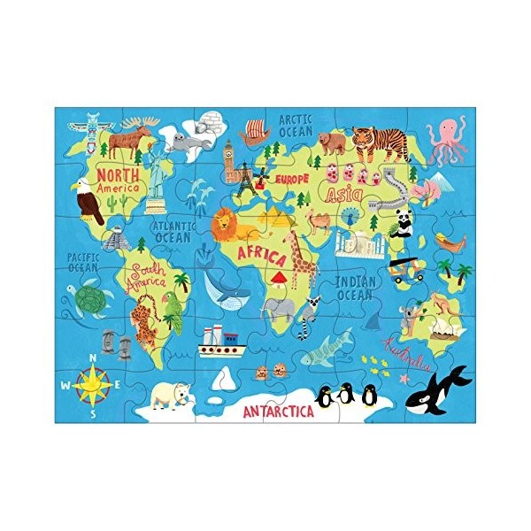 Map of the World Puzzle to Go