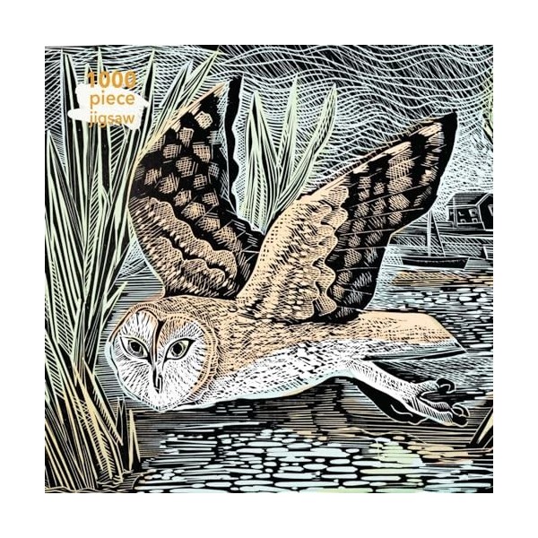 Adult Jigsaw Angela Harding - Marsh Owl: 1000 Piece Jigsaw