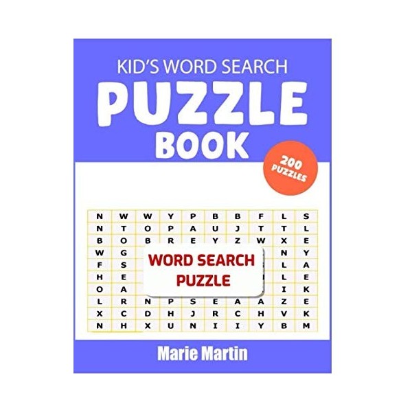 Puzzle Book: Word-Finds Puzzle Book-Word Search Volume 200