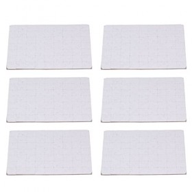 Puzzles Vierges DIY, Faciles à Utiliser, Totalement Sûrs, Lot de 6 Puzzles Vierges de Taille A5, Durables, pour la Famille et