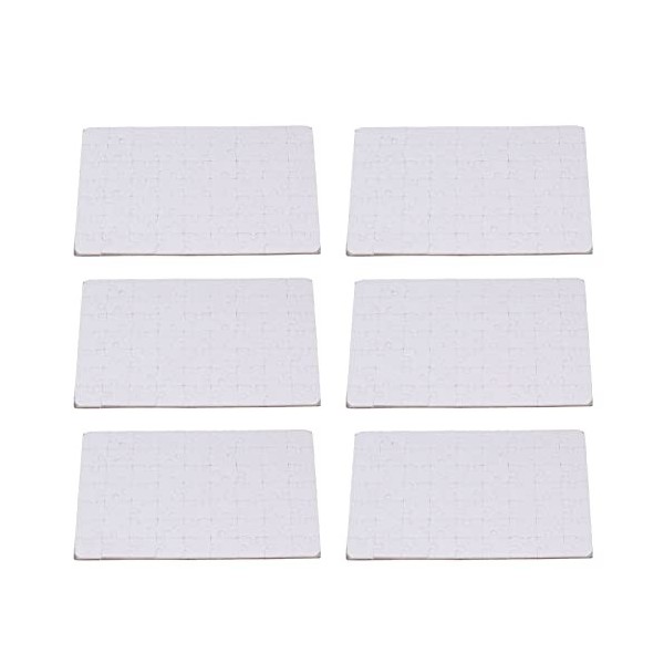 Puzzles Vierges DIY, Faciles à Utiliser, Totalement Sûrs, Lot de 6 Puzzles Vierges de Taille A5, Durables, pour la Famille et