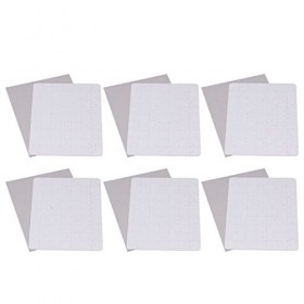 Puzzles Vierges DIY, Faciles à Utiliser, Totalement Sûrs, Lot de 6 Puzzles Vierges de Taille A5, Durables, pour la Famille et