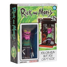 Mc Farlane - Jeu de Construction Rick et Morty - You Can Run But You Cant Hide 42 Pcs - 0787926128529