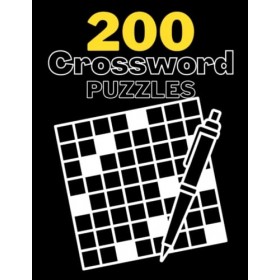 Crossword Puzzles: 200 Crossword Puzzles For Adults and Seniors, Crossword Puzzle Books For Adults
