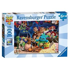 Ravensburger- Puzzle 100 pièces XXL Toy Story 4 Pixar Disney Enfant, 4005556104086