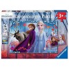 Ravensburger - Puzzle Enfant - 2 Puzzles 12 pièces - Voyage vers linconnu - Disney La Reine des Neiges 2 - Fille ou garçon d