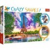 Trefl- Himmel über 600 Pièces, Crazy Shapes, Qualité Premium, pour Adultes et Enfants à partir de 10 Ans Puzzle, TR11115, Le 