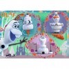 Ravensburger- Tiere Puzzle Enfant 05153-Tous Les adorent Olaf-2 x 12 pièces, 5153