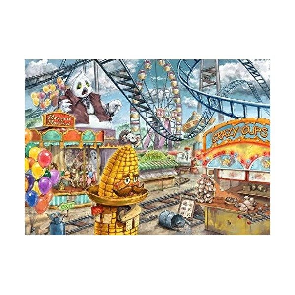 Im Freizeitpark Puzzle 368 Teile