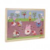 Simba- Peppa Pig Puzzle à emboîter, 109265700, Multicolore