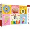 Trefl Douce Semaine 1000 Pièces Neon Ligne de Couleur Qualité Premium pour Adultes et Enfants à partir de 12 Ans Puzzle, TR10