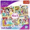 Trefl 4w1 SzczĂÄšliwy dzieÄš/Disney Princess 34385 [Puzzle]