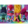 Trefl Junior–Trolls Band Together, Jeux avec Trolles–Puzzles 104 XXL Super Shape – Puzzles Colorés avec des Personnages de Ba