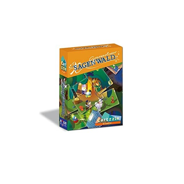 HUCH!- Heart Puzzles avec des Cartes, Cartzzle-Grenzenloser Sagenwald, Nouveauté, Petit